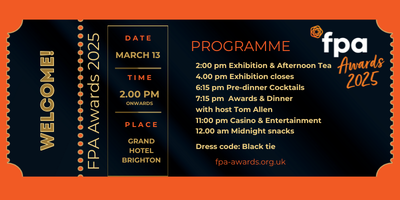 2025 Awards ticket programme