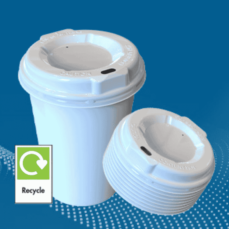 Sharpak PET cup lids